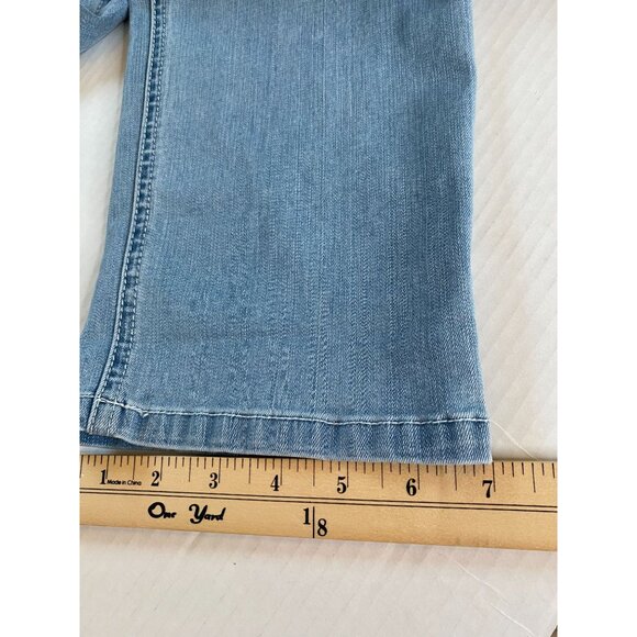 Chico's So Slimming Straight Leg Jean Size 8/10 Hippie Western Academia Beach - Picture 10 of 10